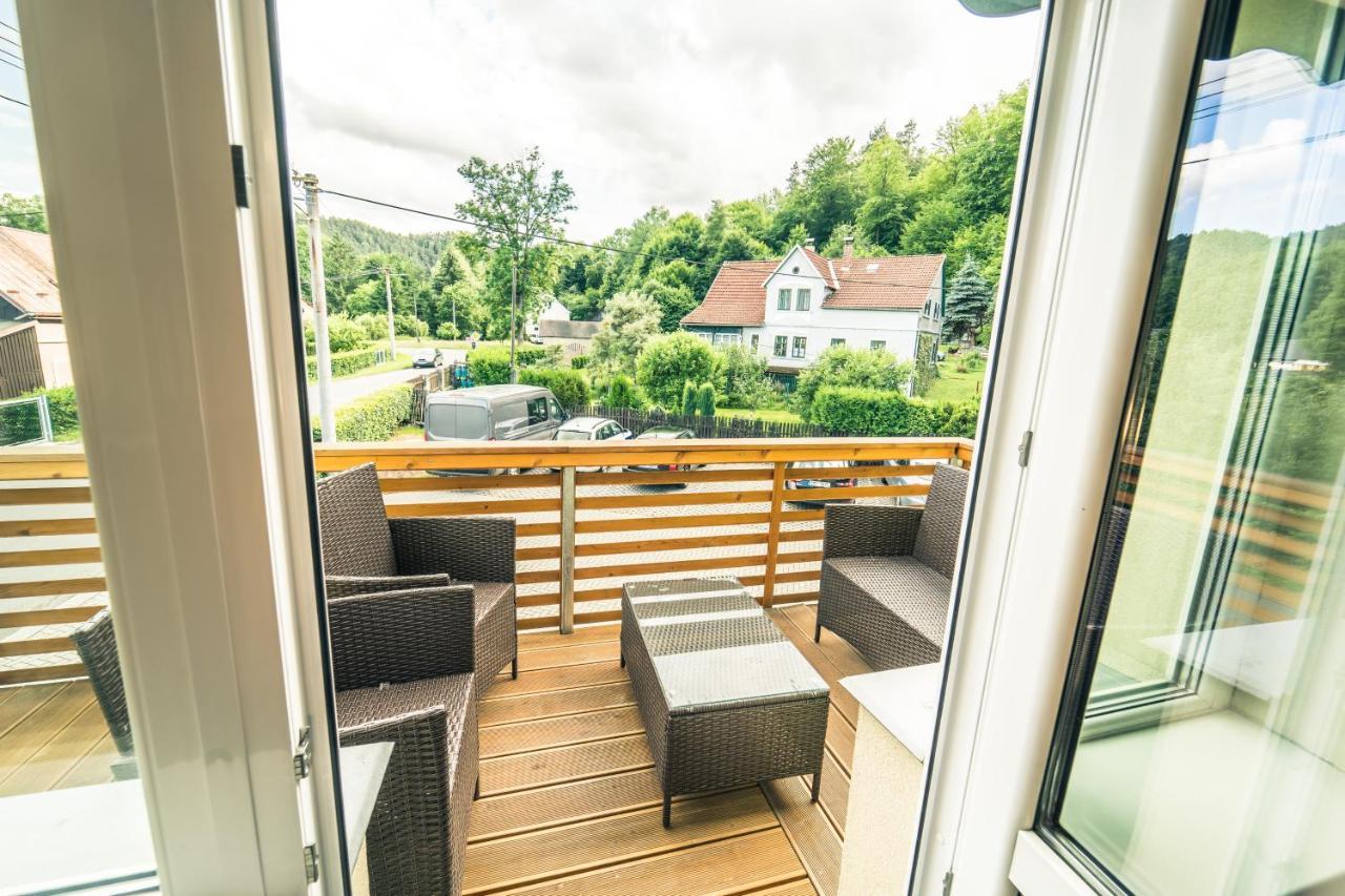 Pension Les Srbska Kamenice ภายนอก รูปภาพ