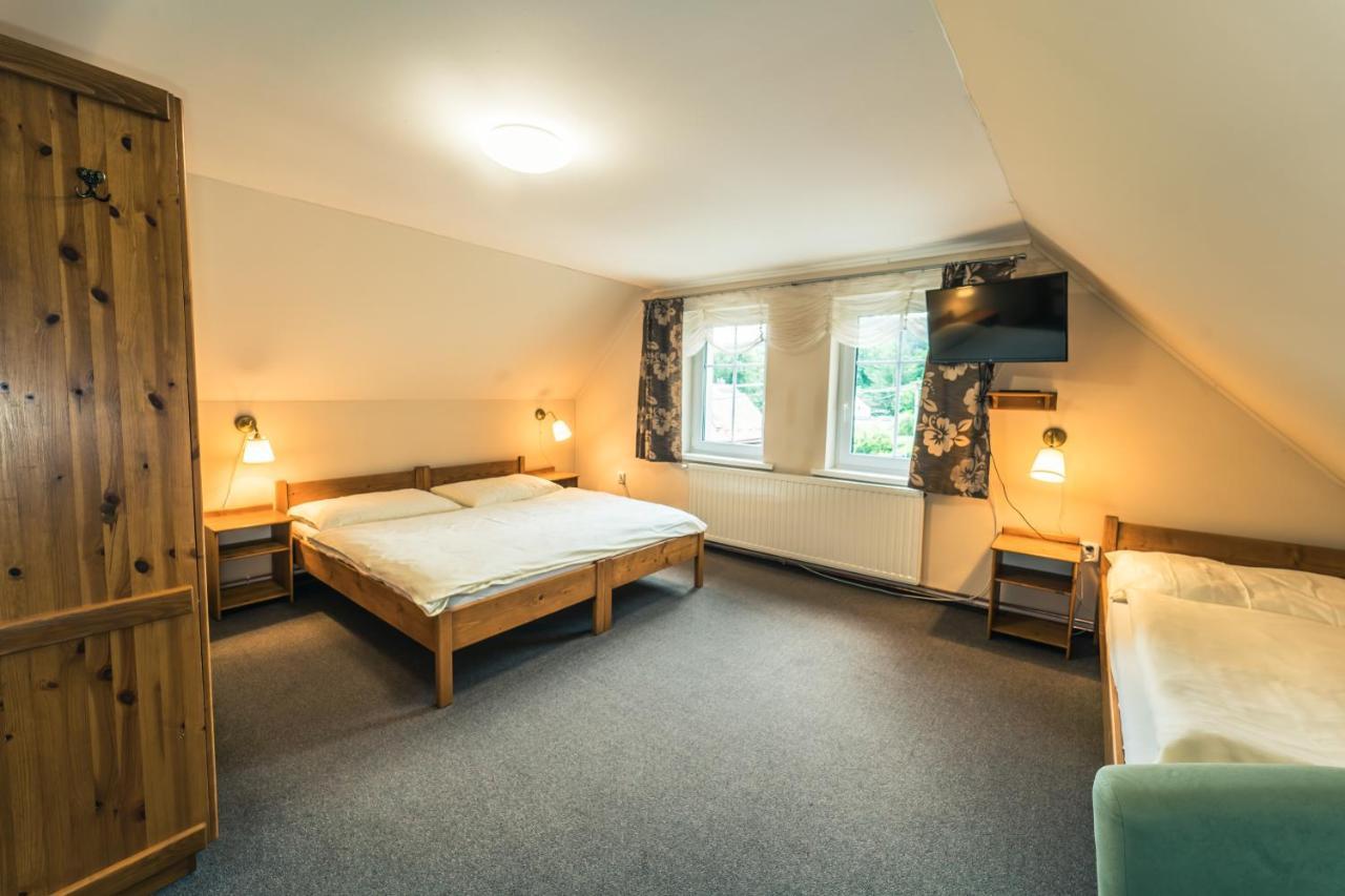 Pension Les Srbska Kamenice ภายนอก รูปภาพ
