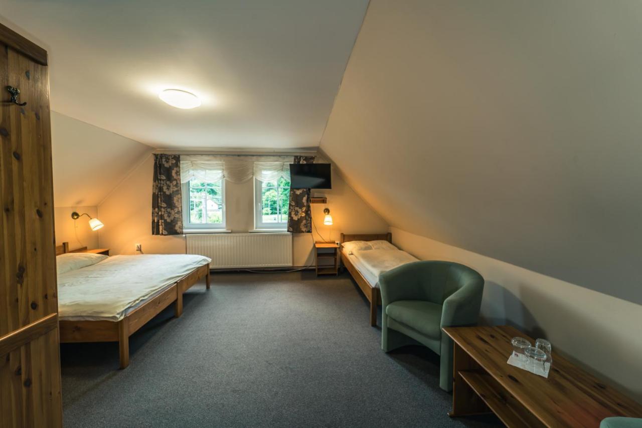 Pension Les Srbska Kamenice ภายนอก รูปภาพ