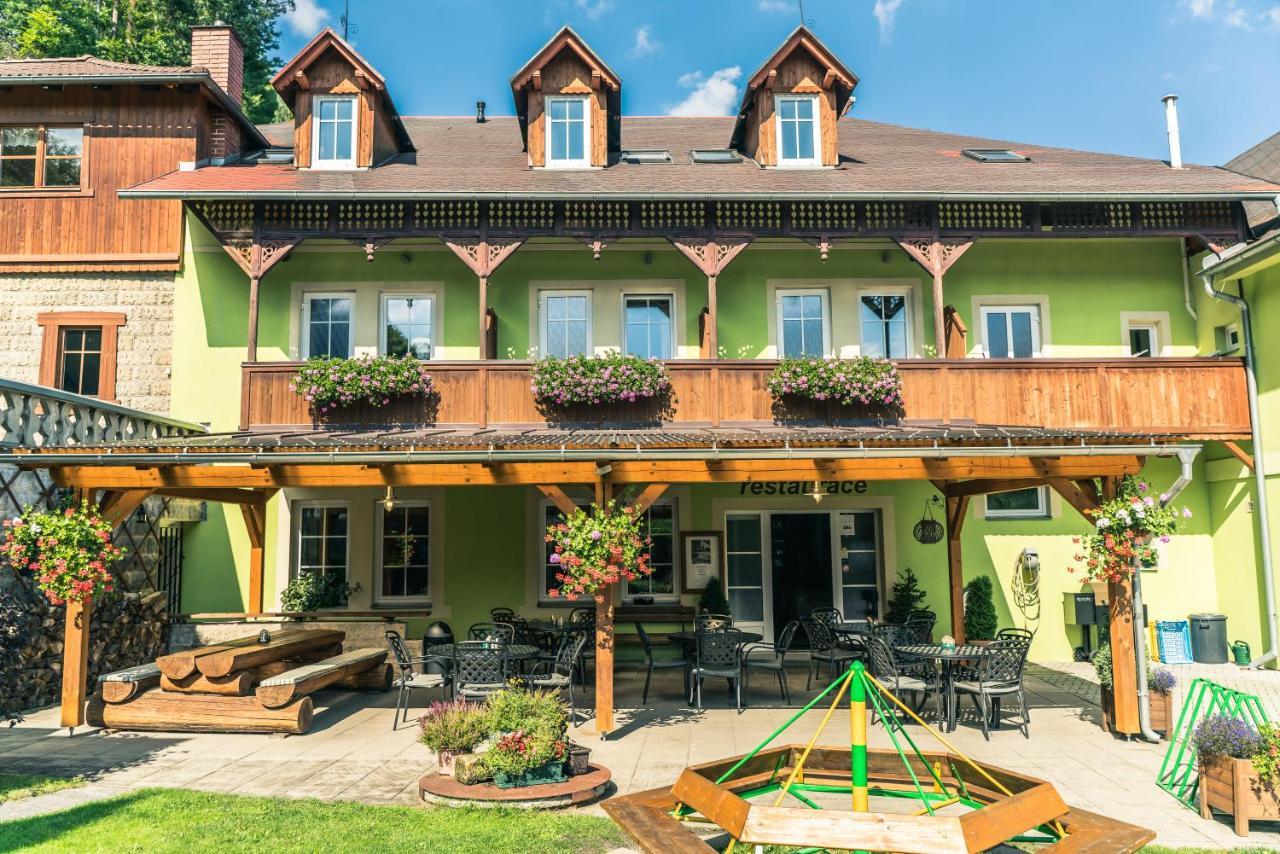 Pension Les Srbska Kamenice ภายนอก รูปภาพ